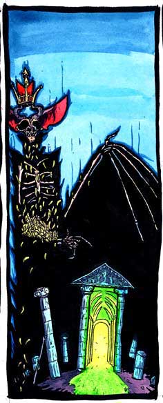 Death tarot card.