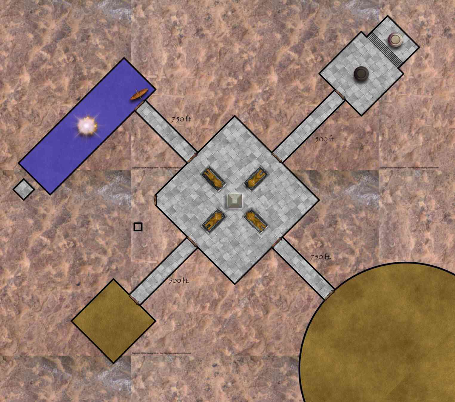 Player's Map 2 - The Four Dooms