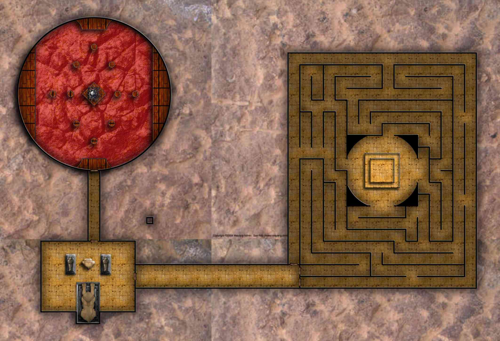 Player's Map 4 - The Halls of Fate
